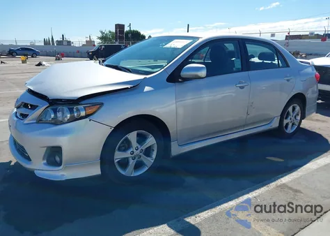 2011 Toyota Corolla S from USA, damaged, VIN 2T1BU4EE7BC651434